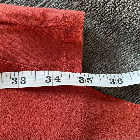 Gentle Fawn sleeveless dress rust colour small EUC - Picture 7 of 8